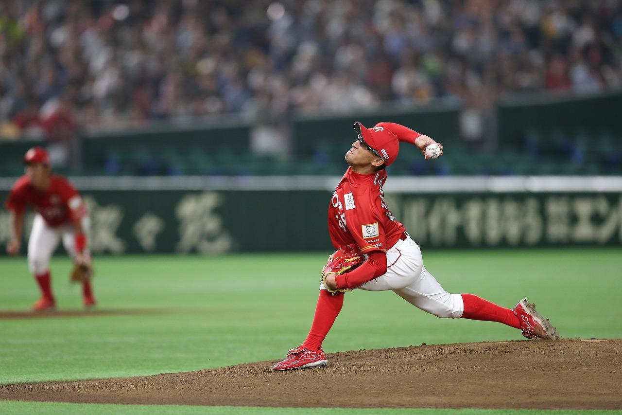 社会人投手の変化球解説 〈トヨタ自動車・佐竹功年のチェンジアップ 社会人投手の変化球解説 〈トヨタ自動車・佐竹功年のチェンジアップ