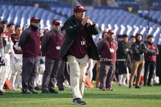 全日本大学選手権・東日本代表校決定戦 早稲田大学ビッグベアーズ○41－10●東北大学ホーネッツ（2019年12月1日、横浜スタジアム）