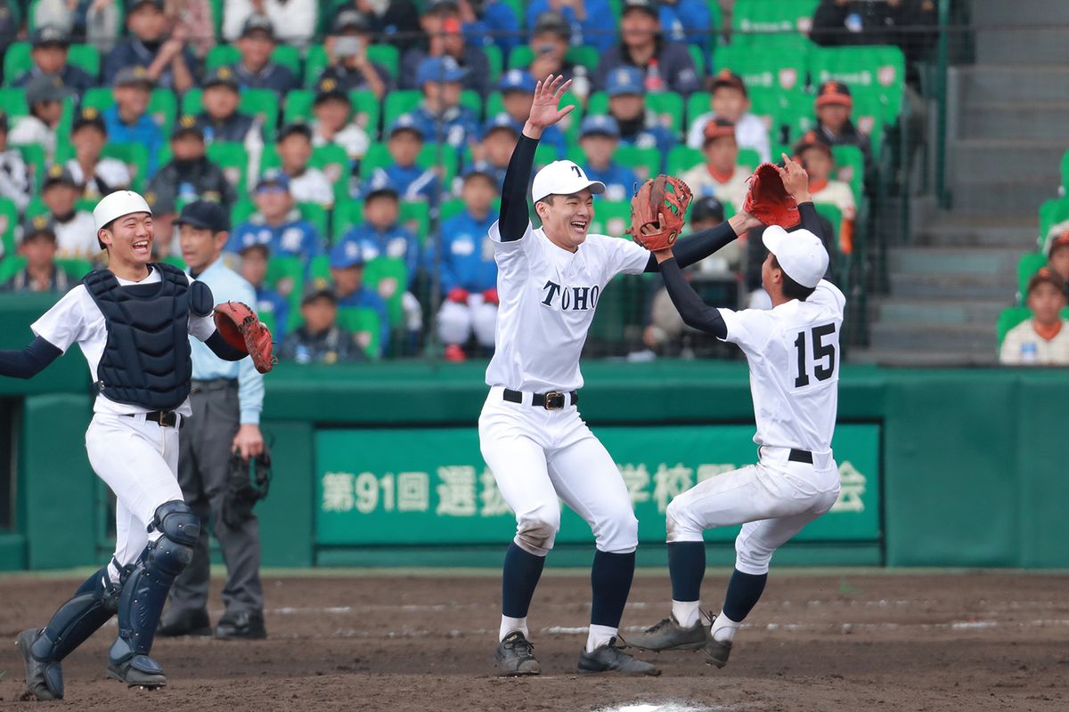 2019年4月3日 ＝甲子園球場　第91回選抜高等学校野球大会 決勝戦 東邦vs習志野