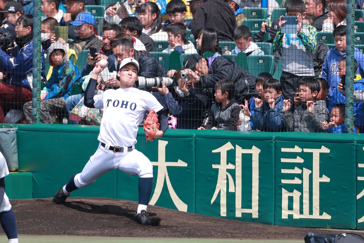 2019年4月3日＝甲子園球場　 第91回選抜高等学校野球大会 決勝戦 東邦vs習志野