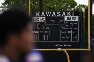 東京ガスクリエイターズ○28-0●富士ゼロックスミネルヴァAFC（5月4日、富士通スタジアム川崎）