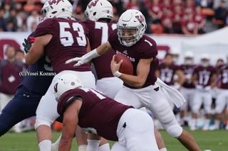 早稲田大学ビッグベアーズ○37-13●慶應義塾大学ユニコーンズ（4月29日、駒沢陸上競技場）