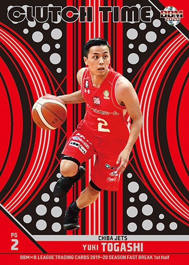 BBM × B.LEAGUE TRADING CARDS 2019-20 SEASON FAST BREAK 1st Half　CT04　富樫勇樹（パラレル 版）