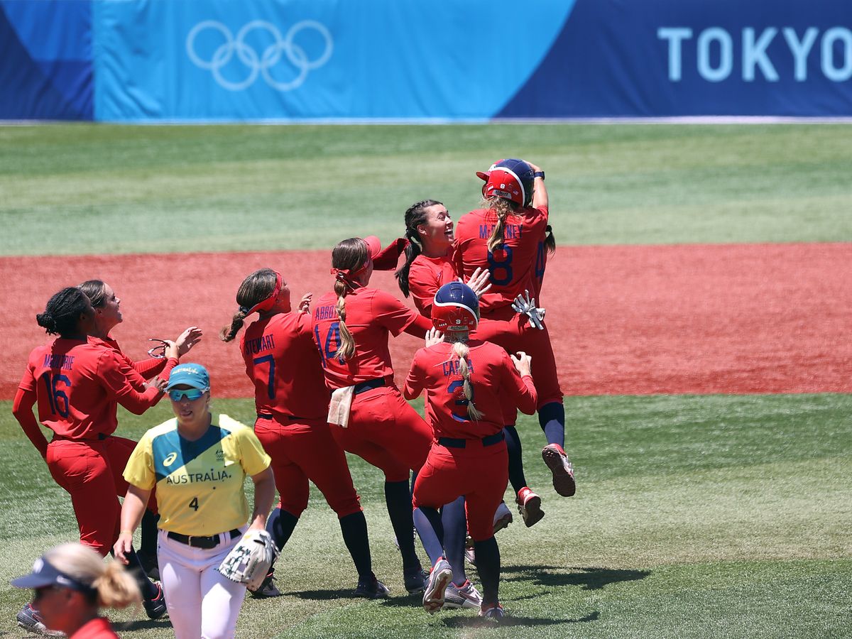 アメリカはオーストラリアに勝利し無傷の４勝を挙げ決勝進出を決めた（Getty Images）