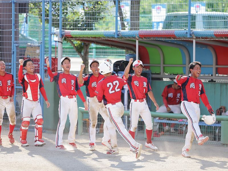 ９年ぶりに４強入りを果たした岡豊（写真＝宮原和也）