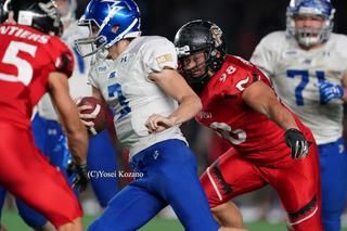 オフェンスを信頼し、今季最多50タックル で勝利を支えた富士通ディフェンス 【2018ジャパンＸボウル　レビュー（前）】
