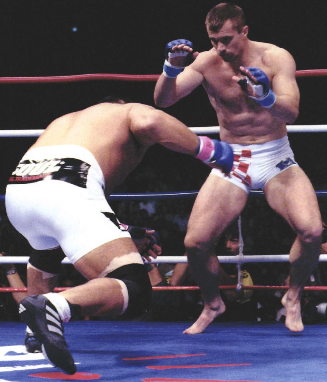 IWGPヘビー級王者・藤田和之がミルコ・クロコップに敗れる! カウンター