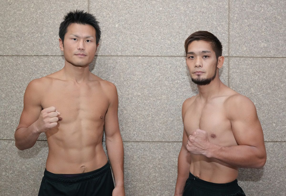 メインに繰り上がった永野祐樹(左)と別府優樹の一戦