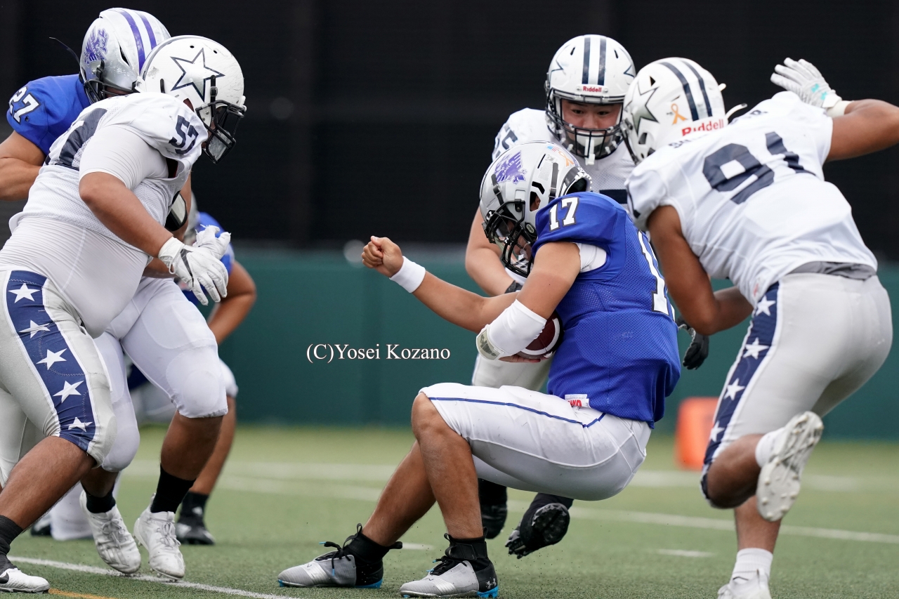 アメフト】シルバースター3連勝、ディフェンスが警視庁のランを