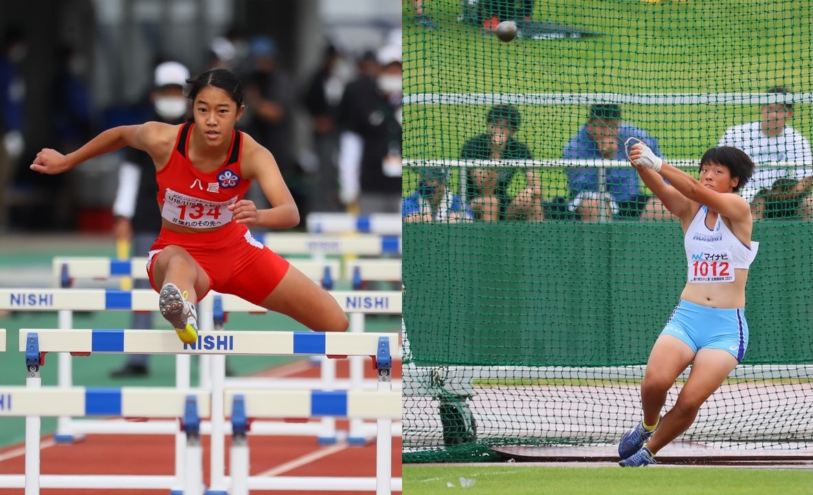 陸上】女子ハンマー投で有汲颯妃が高校歴代7位、女子100mMHでは谷中