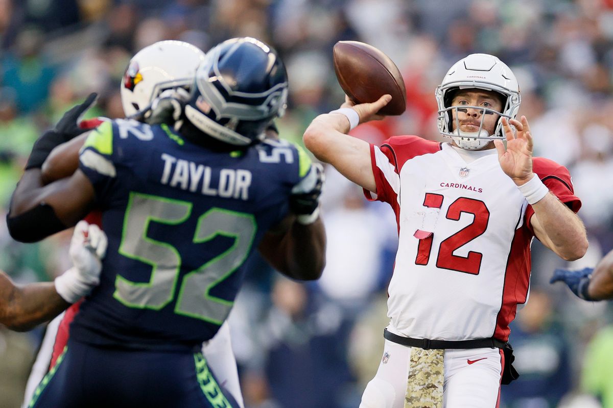 ◇カーディナルス 23 vs シーホークス 13◆35歳のQBマッコイは7年ぶりパス300ヤード超えの活躍を見せた=photo by Getty Images