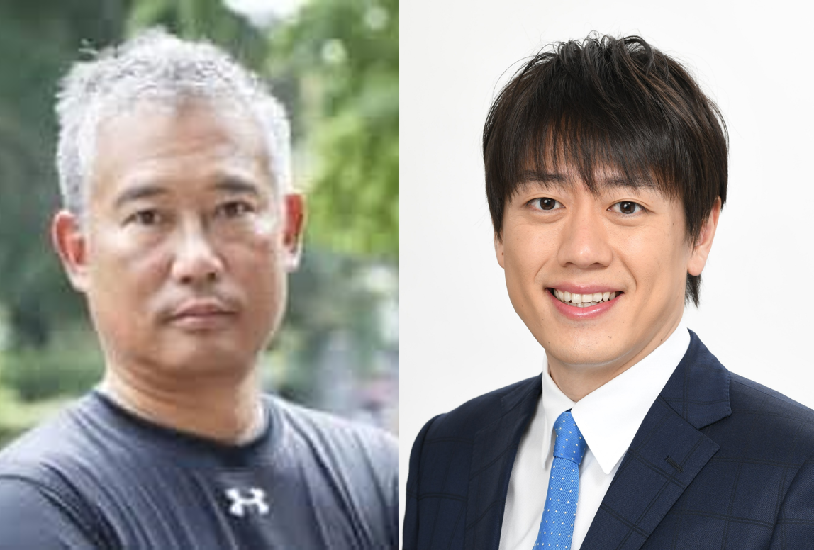 森清之さん（左）と安村直樹アナウンサー（右）＝日本テレビ提供