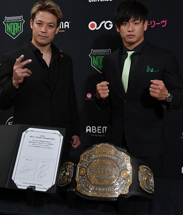 ニンジャマック GHC jrヘビー級王者サイン入りマスク NINJA MACK