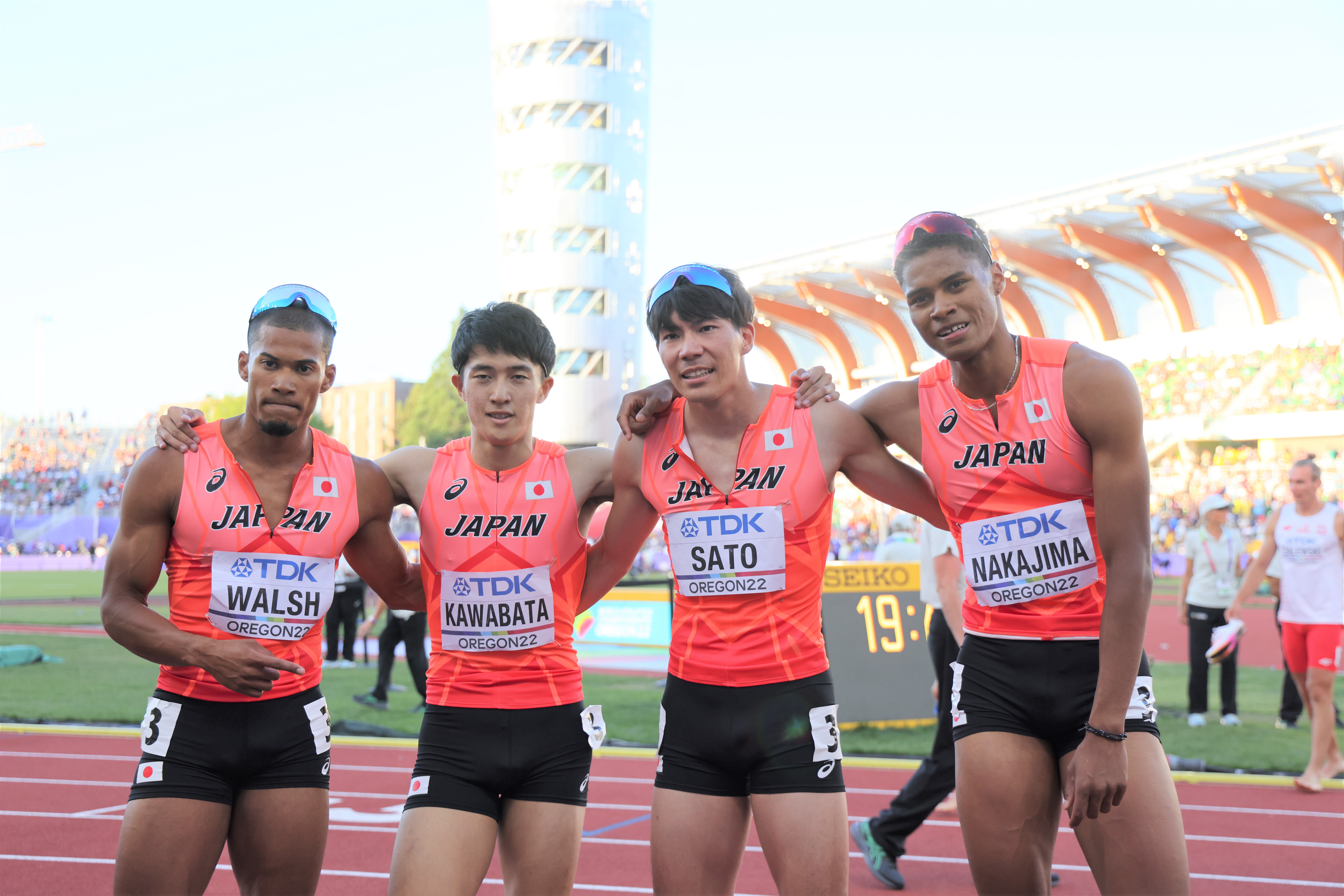2019世界陸上日本代表男子公式Tシャツ