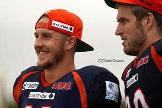 【ノジマ相模原 vs 富士ゼロックス】前半だけでパス269ヤード4TDというほぼ完ぺきなパフォーマンスを見せ笑顔のノジマ相模原QBロックレイ