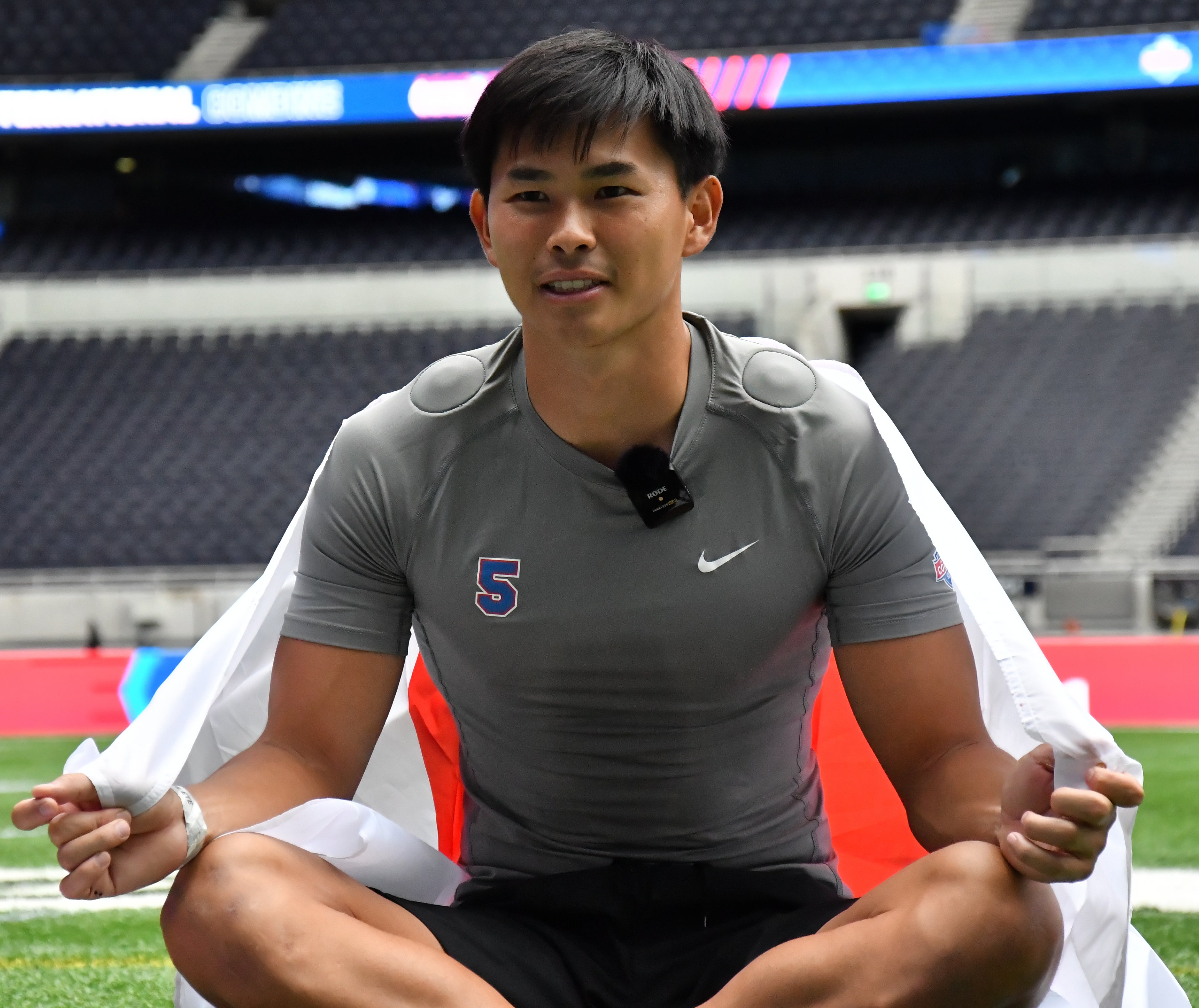 アメフト】日本からNFLへの道が開けるか 富士通WR松井の「40ヤード4秒