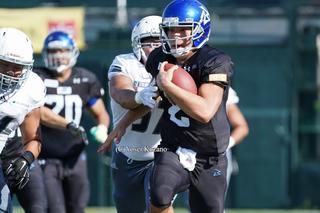 【IBM vs 明治安田】パスとランで合計4TDと活躍したIBMのQB政本