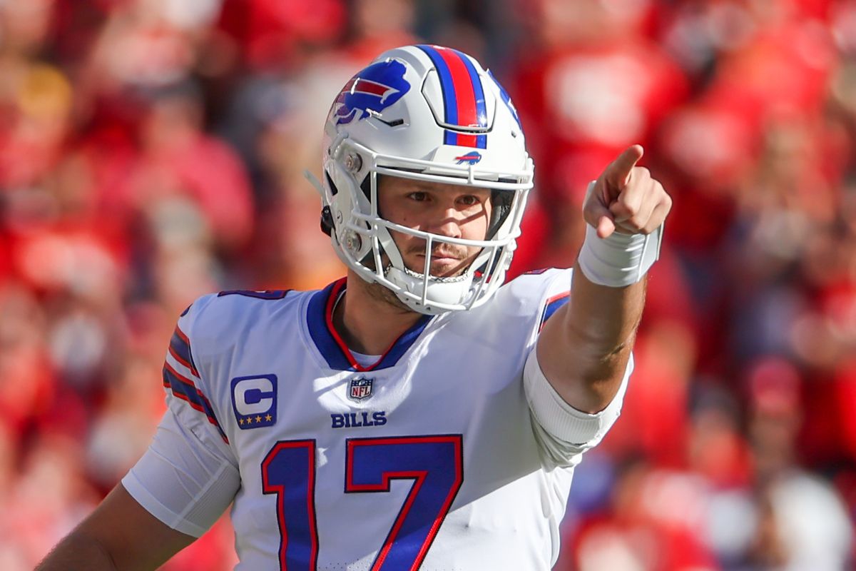 【ビルズvsチーフス】ビルズQBアレン=photo by Getty Images