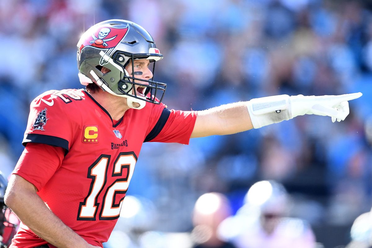 【バッカニアーズvsパンサーズ】バッカニアーズQBブレイディ=photo by Getty Images