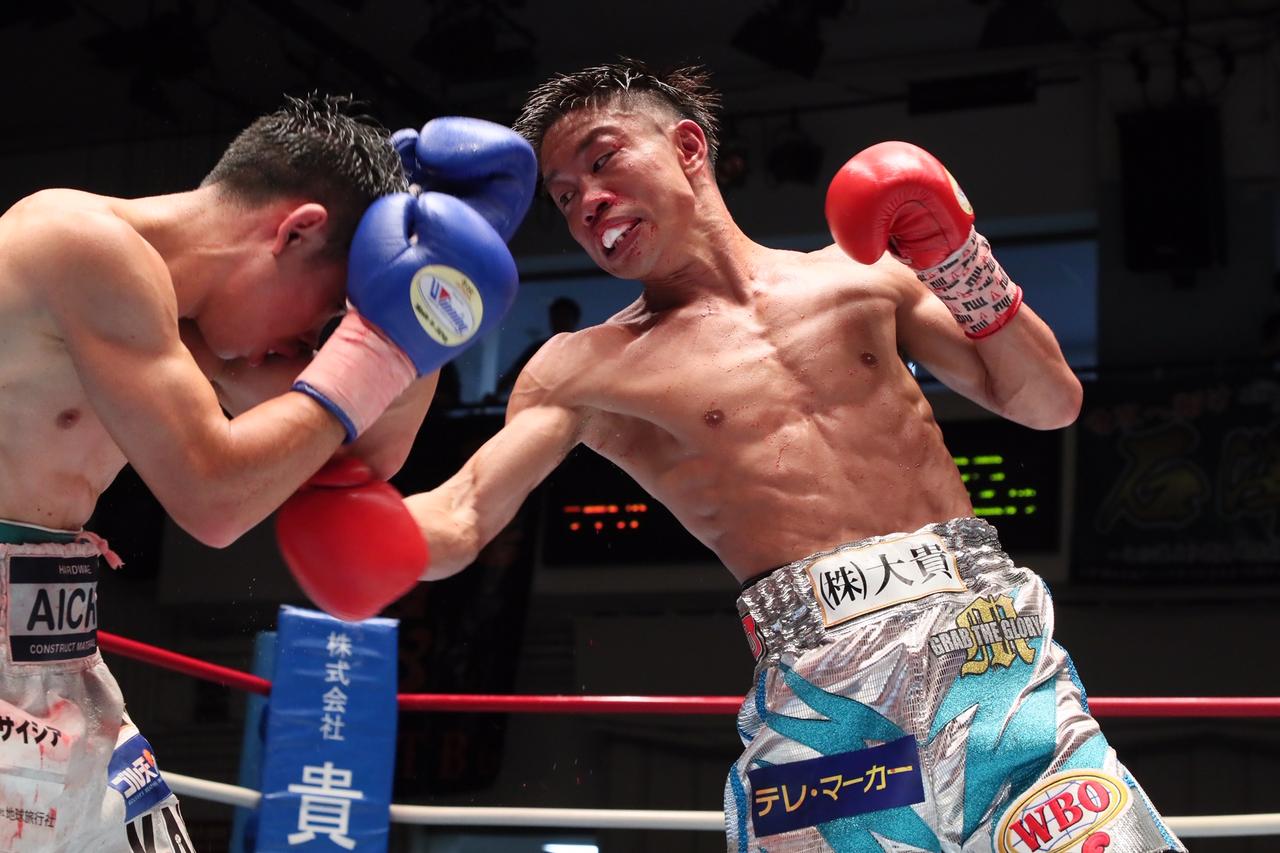 サイン入りボクシング写真 ボクシング】谷口将隆、経験を発揮！ 全勝全KOの石澤を3－0で下す