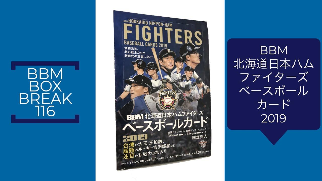新作情報 BBM北海道日本ハムファイターズベースボールカード2019】話題