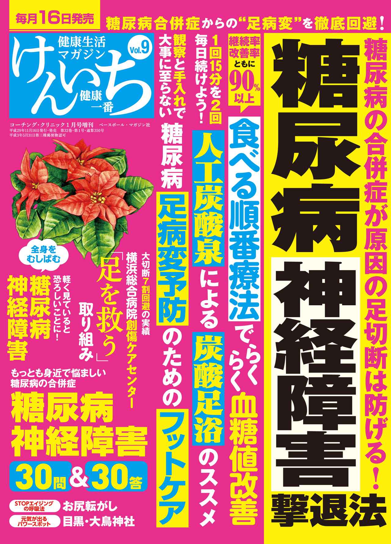 健康生活マガジン「健康一番」けんいち」Vol.9 「糖尿病神経障害撃退法 