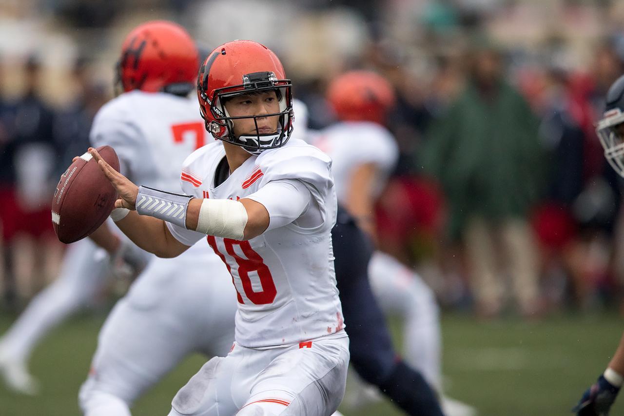 【非売品】法政大学アメフト◆トマホークス◆グランドコート◆アンダーアーマー 大学選手権8連覇のチームから学んだ 法政オレンジの“フラットな関係