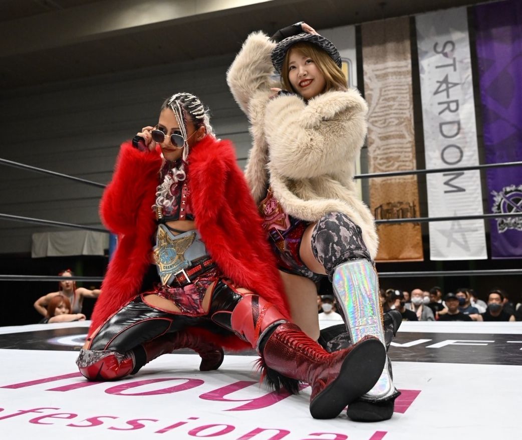 ジュリアと桜井は２人でタッグリーグに出場したことも（2023年6・11大阪大会）
