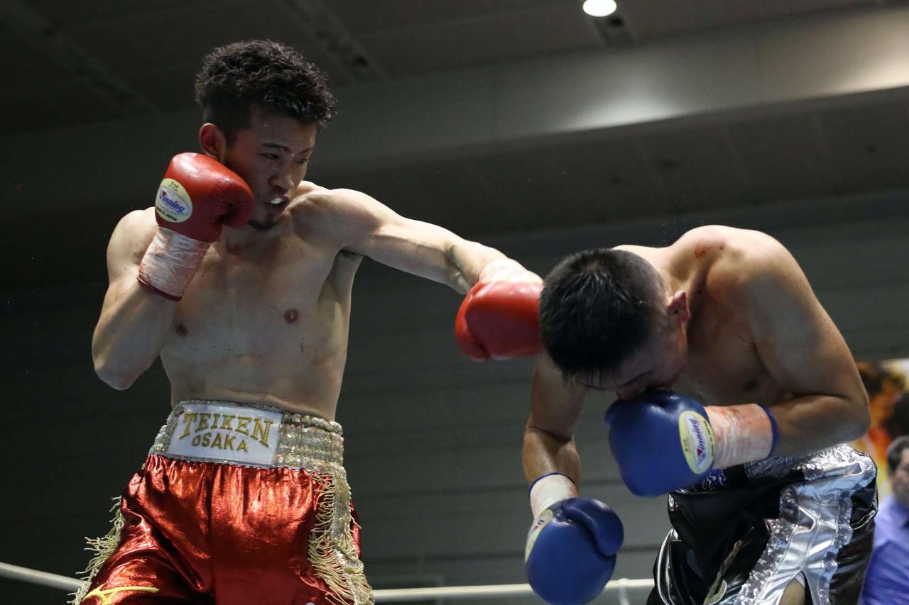 写真部は見た！ 辰吉寿以輝13戦目は、日本ランカーから4ラウンドT K O