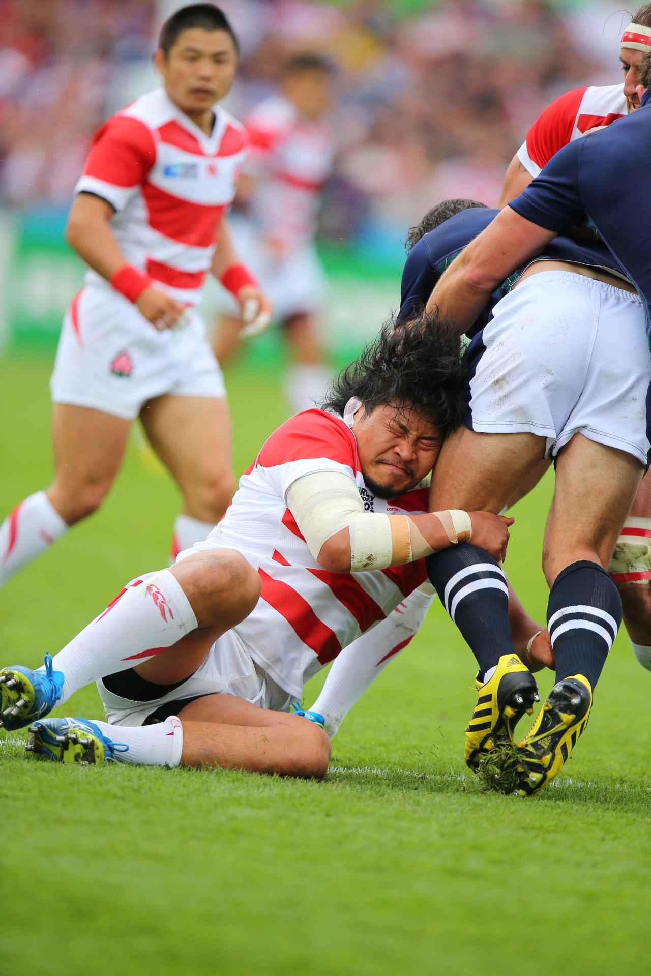 Rugby World Cup 2015: Scotland v Samoa 【サイン入り実使用球