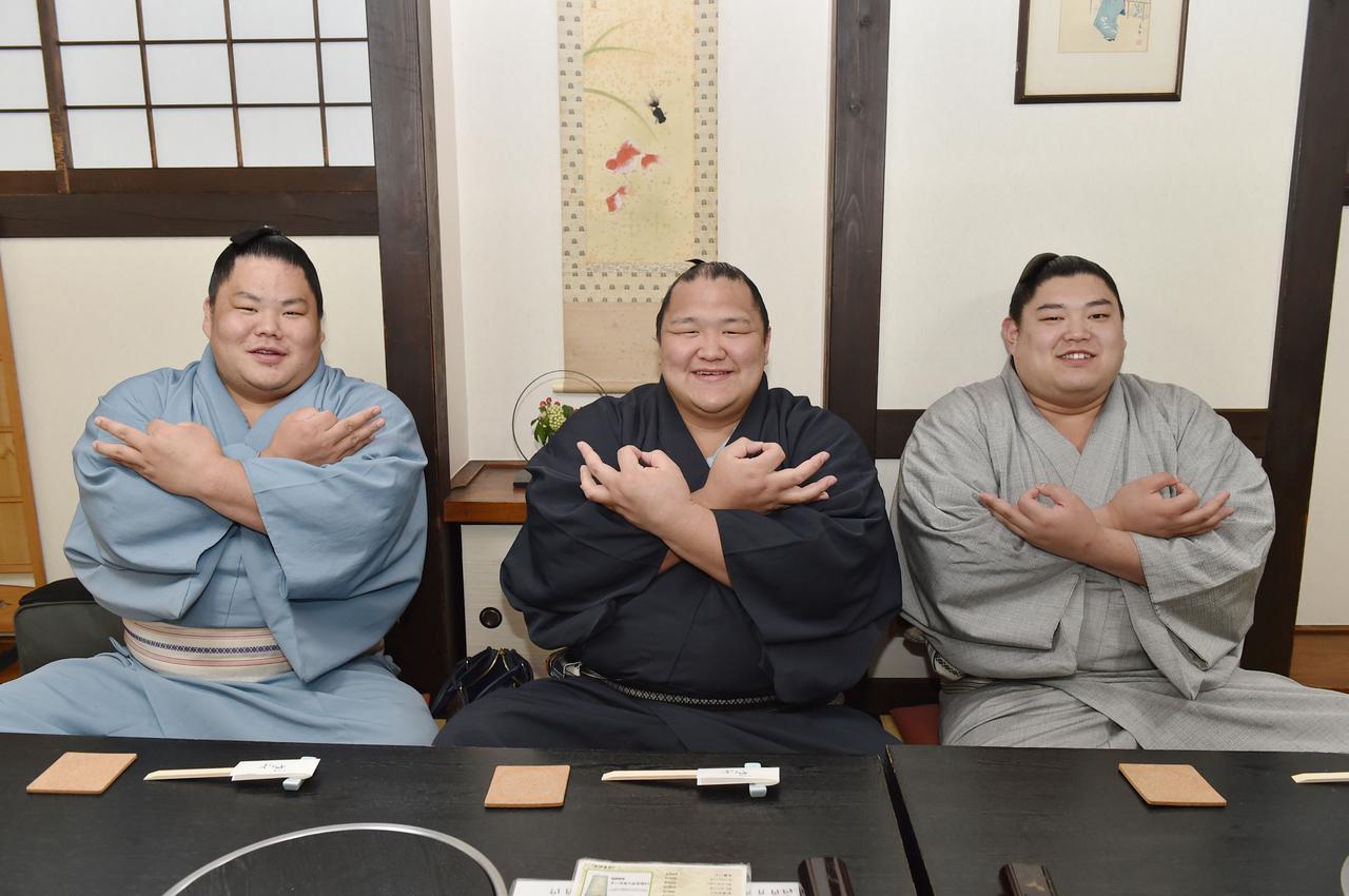 みんなで埼玉ポーズ 埼玉出身関取が郷土について語りあった mスポーツ ベースボール マガジン社