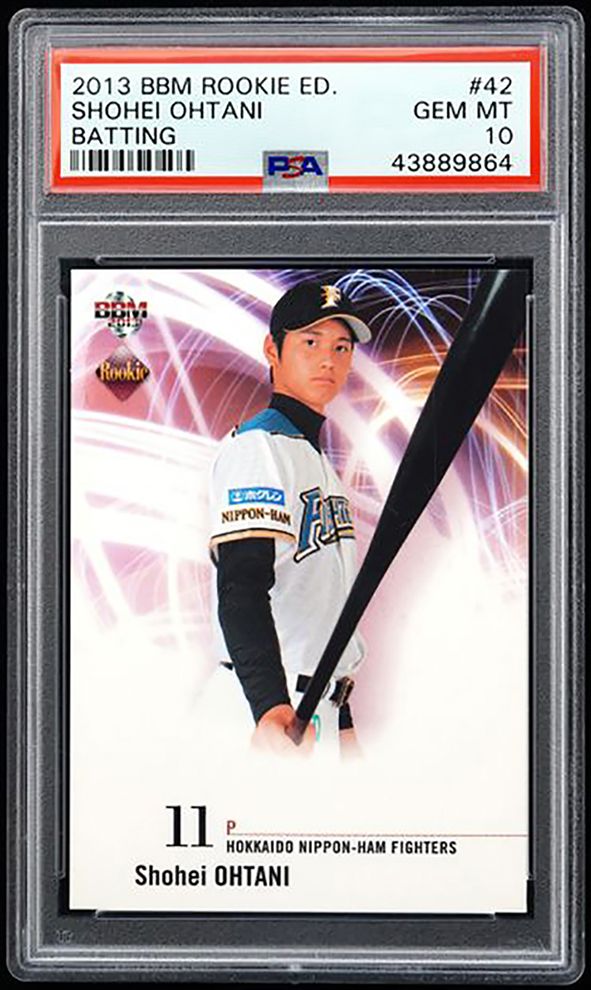 2013 BBM ROOKIE EDITION Shohei Ohtani PSA10