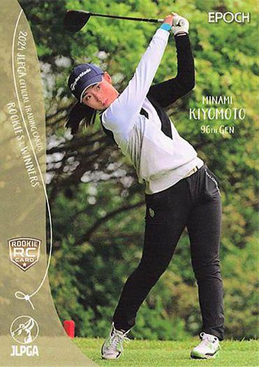 EPOCH 2024 JLPGA オフィシャルトレーディングカード ROOKIES & WINNERS　清本美波