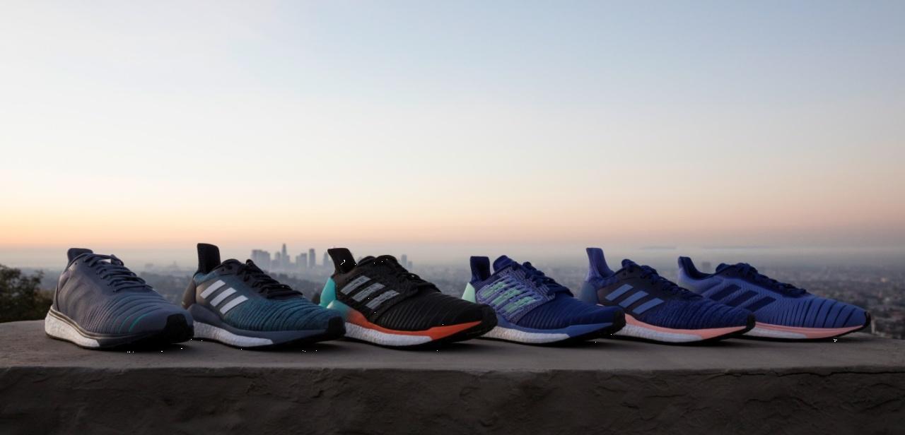 【サイズ25.5】アディダス　ソーラーグライド （SOLAR GLIDE M）高反発ランニングシューズ　青系 | [アディダス] ランニングシューズ SOLAR GLIDE 5 LSW24