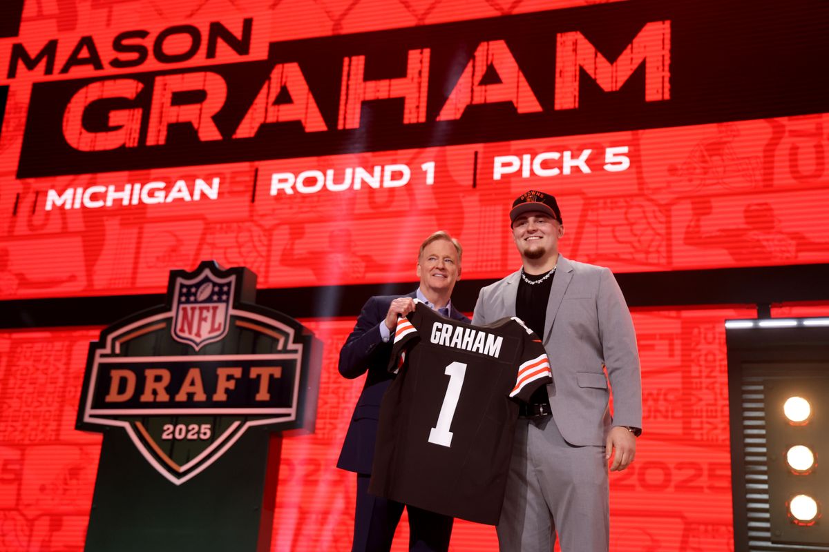 NFLドラフト2025でタイタンズに全体1位指名されたDTメイソン・グラハム＝Photo by Getty Images