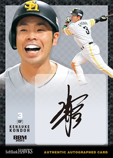 シルバー直筆サインカード 近藤健介