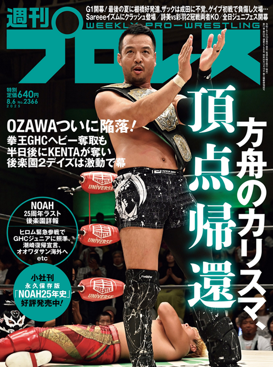 WWE WRESTLE MANIA 25th  雑誌 プロレス 週刊プロレス 8月 6日号（WEEKLY PRO-WRESTLING No.2366） | BBM