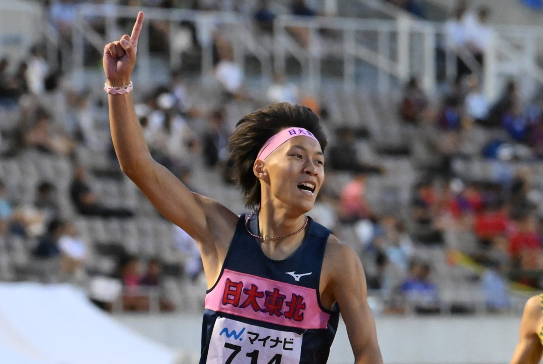 陸上】広島インターハイ 日大東北高・長谷川桜介が男子400m2位