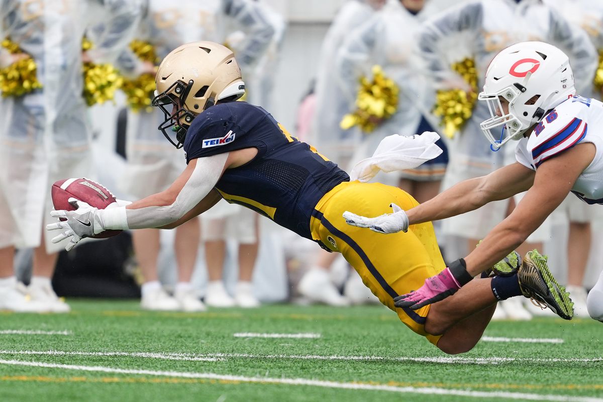 【明治大vs中央大】関東TOP8 としては初の1000ydsラッシャーとなった明治大のRB高橋周平=撮影:北川直樹