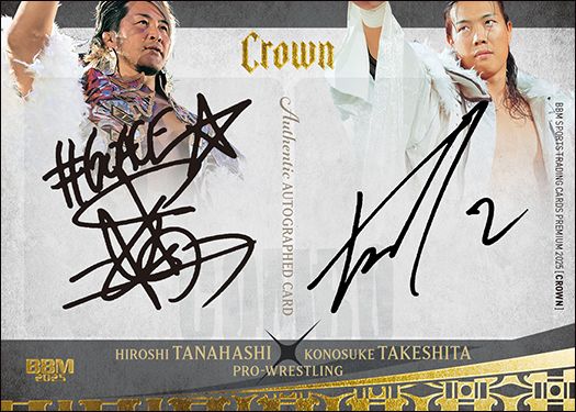 直筆サインカード（コンボ）棚橋 弘至 & KONOSUKE TAKESHITA