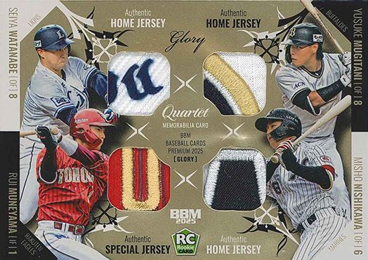 西川史礁(ロ)× 宗山 塁(楽)× 麦谷祐介(オ)× 渡部聖弥(西)カルテットジャージー/パッチ版