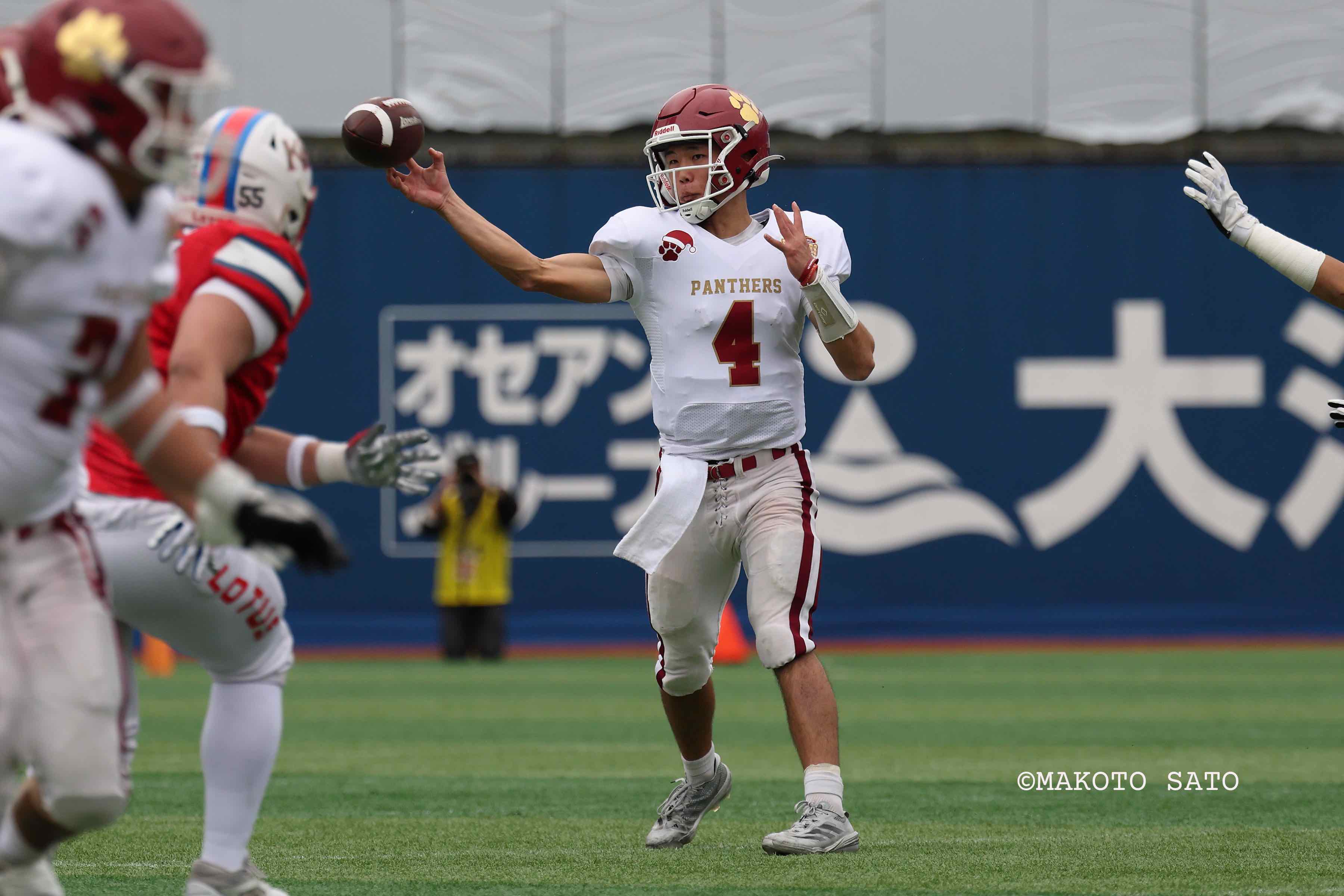 アメフト】 クリスマスボウル 立命館宇治高が 2年ぶり4回目の高校日本