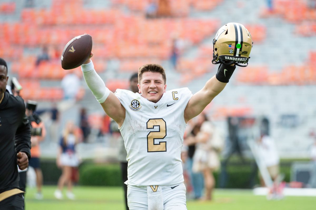 バンダービルト大をチーム創設123年目で初の二けたシーズンに導いたQBディエゴ・パビア。ハイズマン投票で2位となった＝Photo by Getty Images