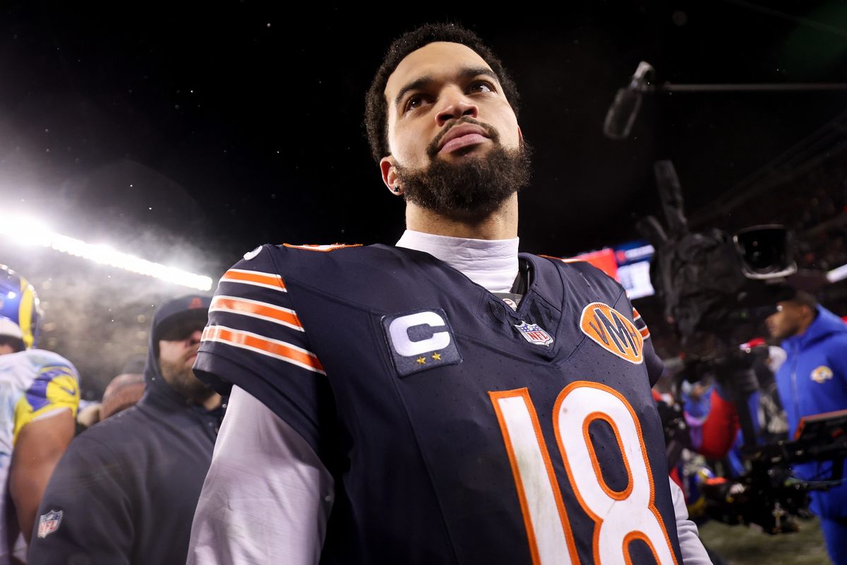 【ラムズvsベアーズ】超絶の同点TDパスを決めながら、不注意なインターセプトで敗れたベアーズQBウイリアムズ＝photo by Getty Images