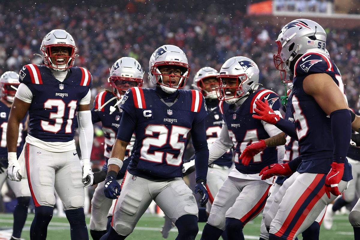 【ペイトリオッツvsテキサンズ】ペイトリオッツDBマーカス・ジョーンズはピック6（インターセプトリターンTD）を決めた＝photo by Getty Images