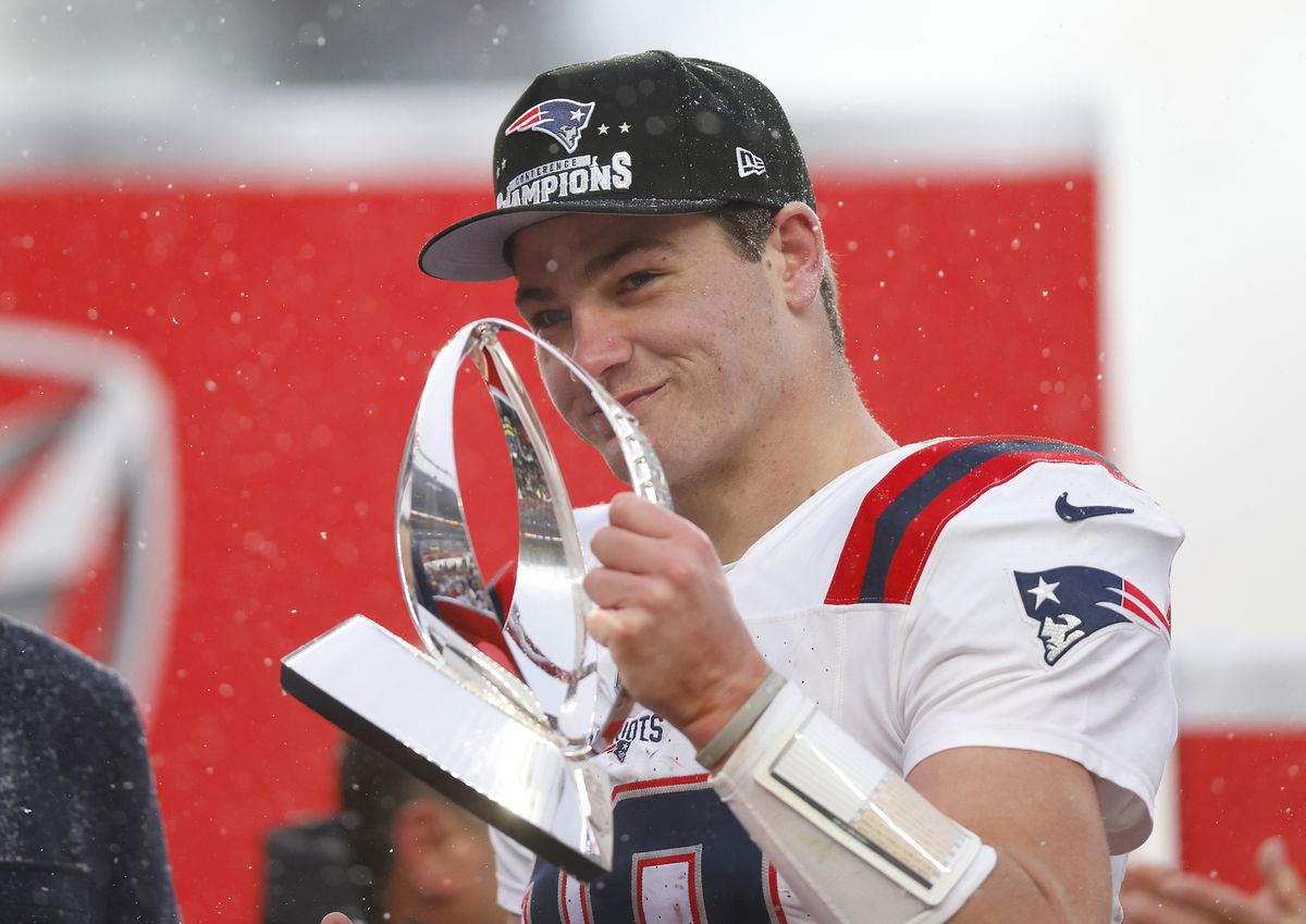 【ペイトリオッツvsブロンコス】スターターQBとしては史上2番目の若さとなるペイトリオッツのドレイク・メイ＝Getty Images