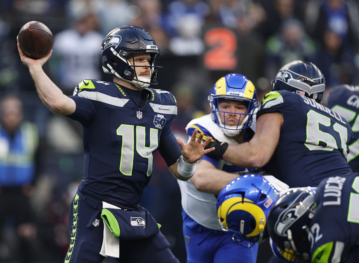 【シーホークスvsラムズ】NFL8年、5チーム目で、先発QBとしては初のスーパーボウル出場となったシーホークスQBダーノルド＝Getty Images