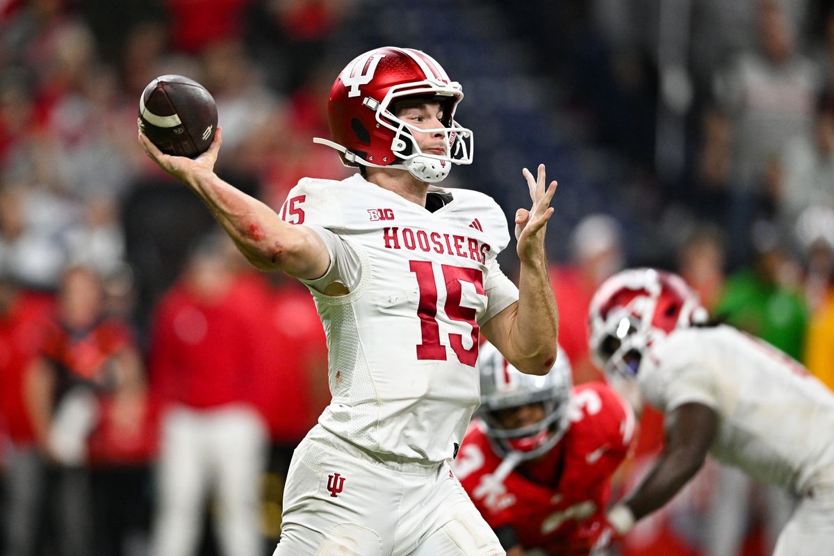 レイダースが全体1位で指名した、インディアナ大学のQBフェルナンド・メンドーサ＝Getty Images