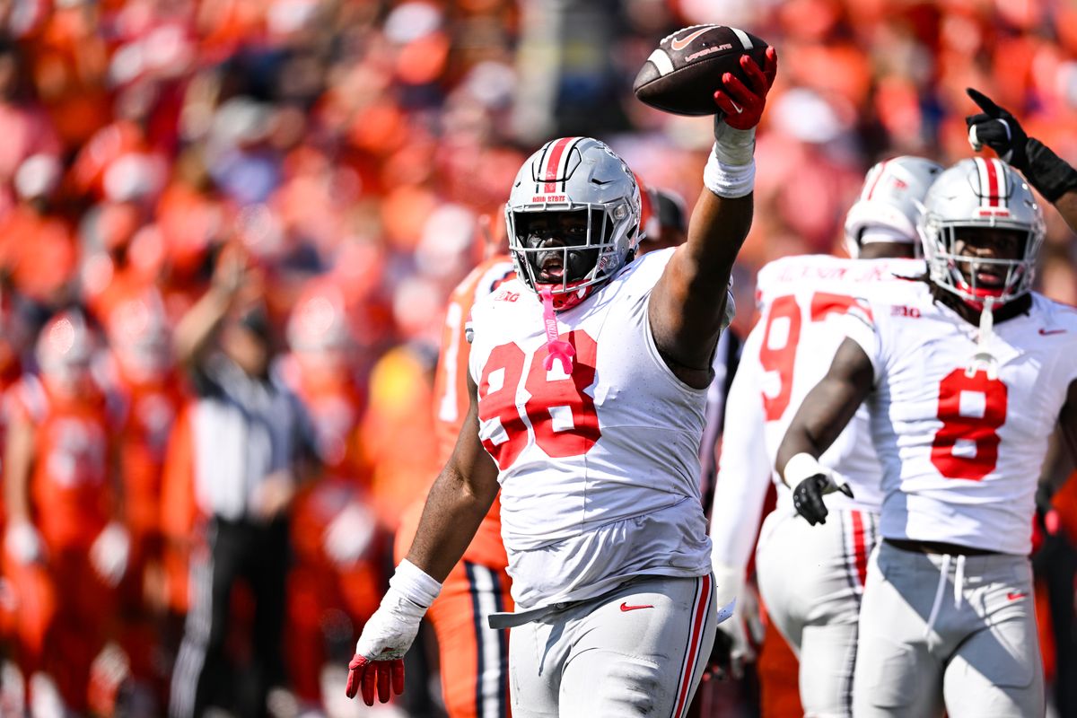 2巡4位　全体36位 テキサンズ  DT ケイデン・マクドナルド オハイオ州立大=Getty Images