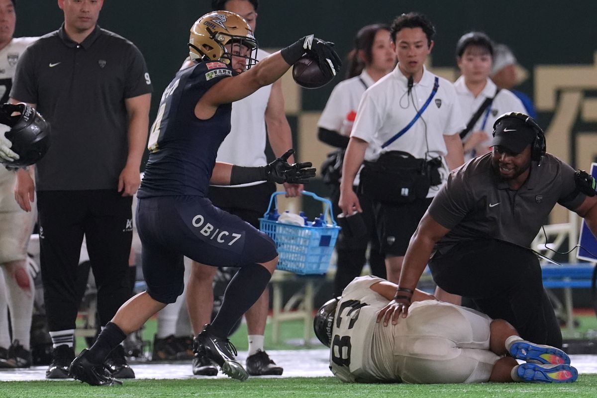 Xプレミア開幕戦【パナソニックvsオービック】3Q、オービックDB坊農がパスをインターセプト＝撮影:小座野容斉